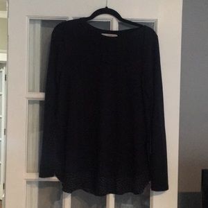 Loft long sleeve multi media sweater